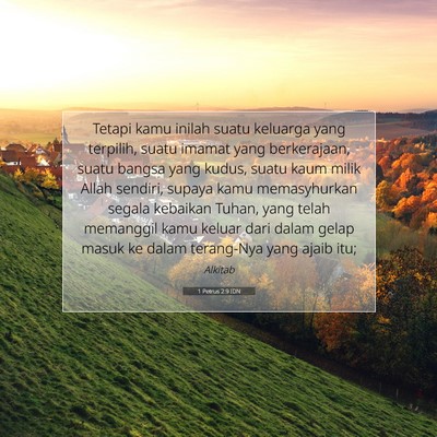 1 Petrus 2:9 IDN Gambar Ayat Alkitab