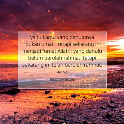 1 Petrus 2:10 IDN Gambar Ayat Alkitab