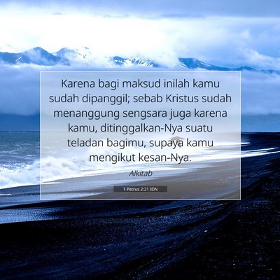 1 Petrus 2:21 IDN Gambar Ayat Alkitab