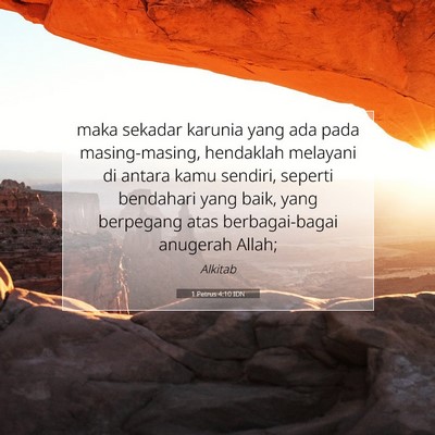 1 Petrus 4:10 IDN Gambar Ayat Alkitab
