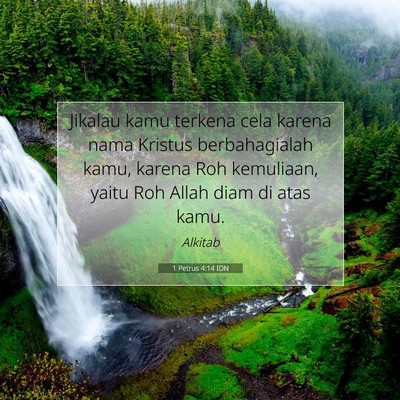 1 Petrus 4:14 IDN Gambar Ayat Alkitab