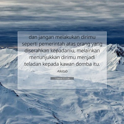1 Petrus 5:3 IDN Gambar Ayat Alkitab