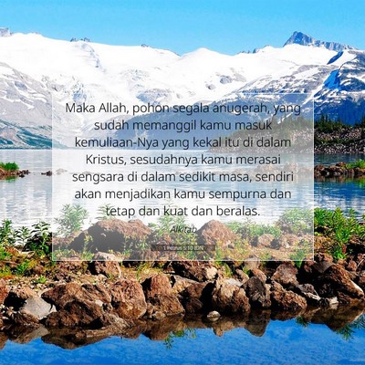 1 Petrus 5:10 IDN Gambar Ayat Alkitab