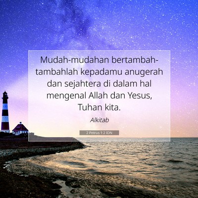 2 Petrus 1:2 Ayat Alkitab Dijelaskan