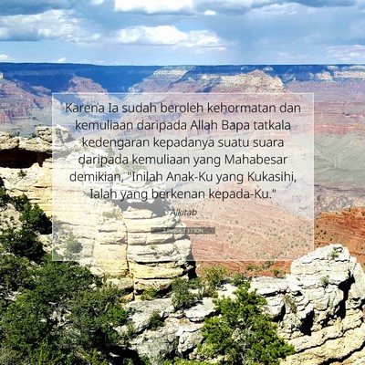 2 Petrus 1:17 Ayat Alkitab Dijelaskan