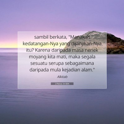 2 Petrus 3:4 IDN Gambar Ayat Alkitab