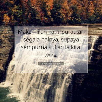 1 Yohanes 1:4 Ayat Alkitab Dijelaskan