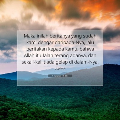 1 Yohanes 1:5 Ayat Alkitab Dijelaskan