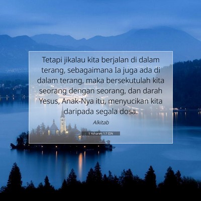 1 Yohanes 1:7 Ayat Alkitab Dijelaskan