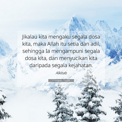 1 Yohanes 1:9 Ayat Alkitab Dijelaskan