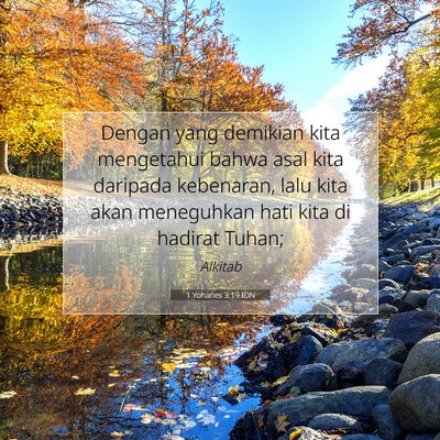 1 Yohanes 3:19 IDN Gambar Ayat Alkitab