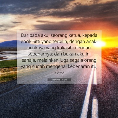 2 Yohanes 1:1 Ayat Alkitab Dijelaskan