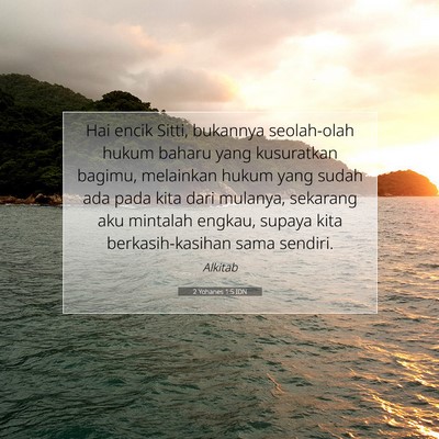 2 Yohanes 1:5 Ayat Alkitab Dijelaskan