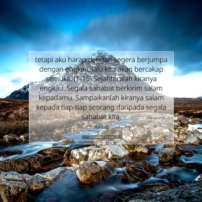 3 Yohanes 1:14 Ayat Alkitab Dijelaskan