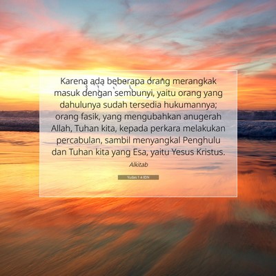 Yudas 1:4 Ayat Alkitab Dijelaskan