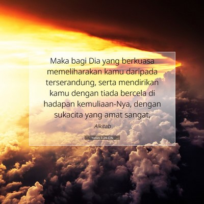 Yudas 1:24 Ayat Alkitab Dijelaskan