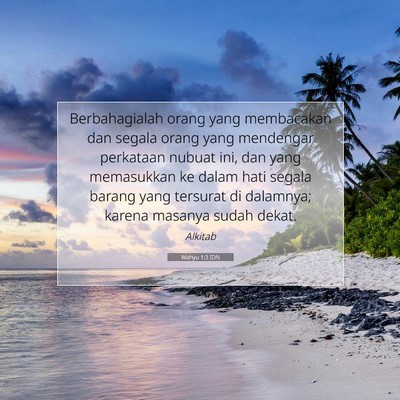 Wahyu 1:3 Ayat Alkitab Dijelaskan
