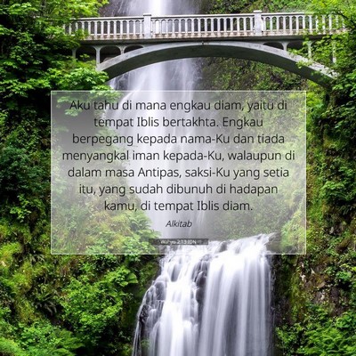 Wahyu 2:13 IDN Gambar Ayat Alkitab
