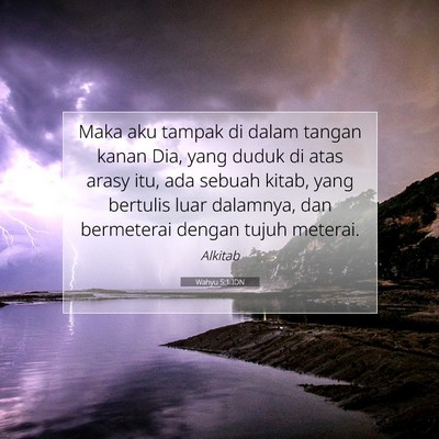 Wahyu 5:1 IDN Gambar Ayat Alkitab