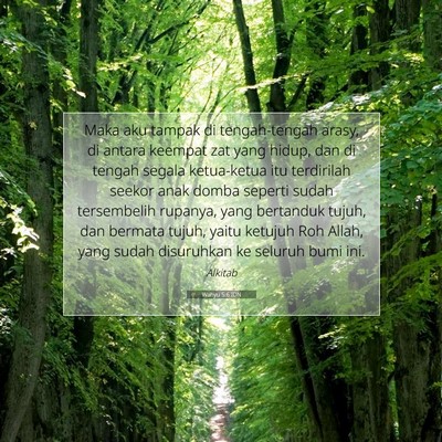 Wahyu 5:6 IDN Gambar Ayat Alkitab