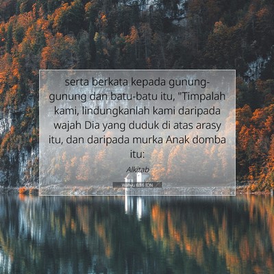Wahyu 6:16 IDN Gambar Ayat Alkitab