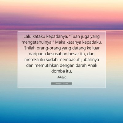 Wahyu 7:14 IDN Gambar Ayat Alkitab