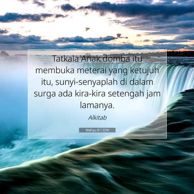 Wahyu 8:1 IDN Gambar Ayat Alkitab