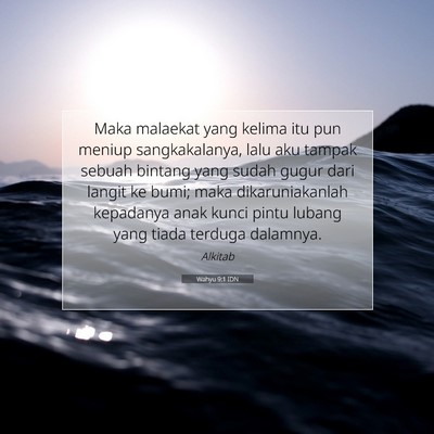 Wahyu 9:1 IDN Gambar Ayat Alkitab
