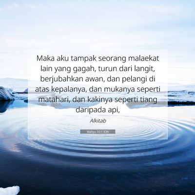 Wahyu 10:1 IDN Gambar Ayat Alkitab
