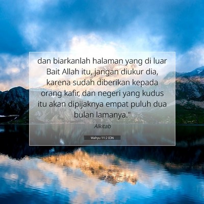 Wahyu 11:2 IDN Gambar Ayat Alkitab