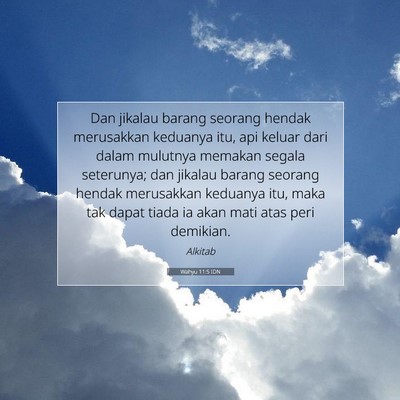 Wahyu 11:5 IDN Gambar Ayat Alkitab