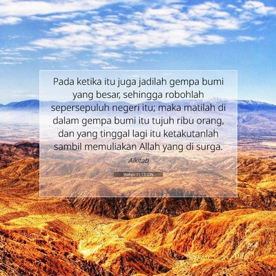 Wahyu 11:13 IDN Gambar Ayat Alkitab
