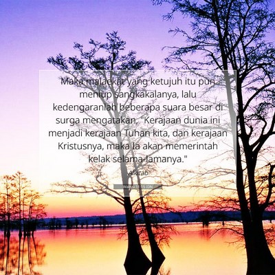 Wahyu 11:15 IDN Gambar Ayat Alkitab