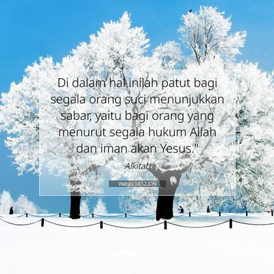 Wahyu 14:12 IDN Gambar Ayat Alkitab