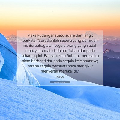 Wahyu 14:13 IDN Gambar Ayat Alkitab