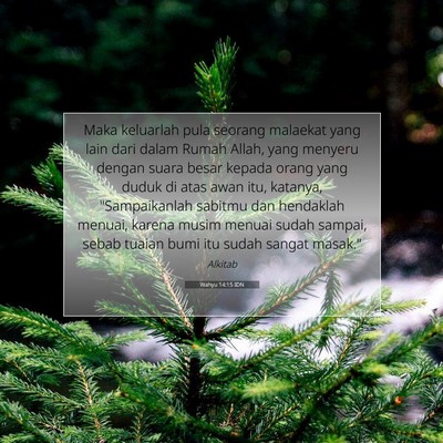 Wahyu 14:15 IDN Gambar Ayat Alkitab