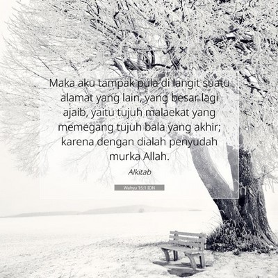 Wahyu 15:1 IDN Gambar Ayat Alkitab