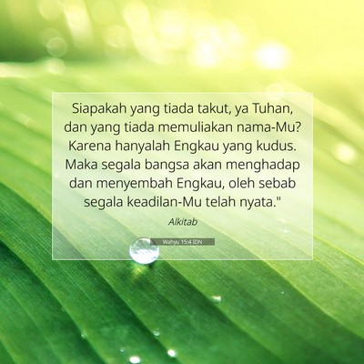 Wahyu 15:4 IDN Gambar Ayat Alkitab