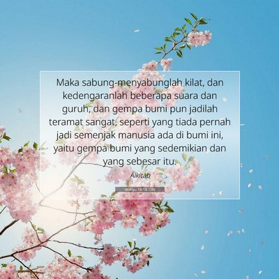 Wahyu 16:18 Ayat Alkitab Dijelaskan