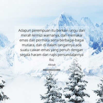 Wahyu 17:4 IDN Gambar Ayat Alkitab