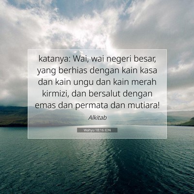 Wahyu 18:16 IDN Gambar Ayat Alkitab