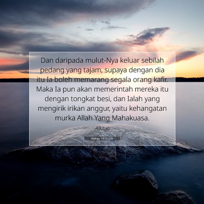 Wahyu 19:15 IDN Gambar Ayat Alkitab