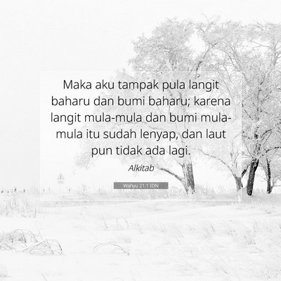 Wahyu 21:1 IDN Gambar Ayat Alkitab
