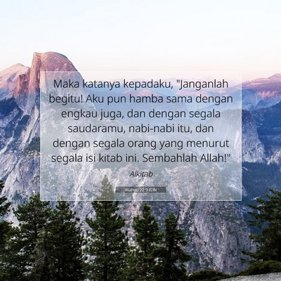 Wahyu 22:9 IDN Gambar Ayat Alkitab
